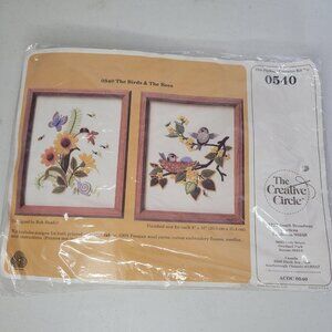 THE CREATIVE CIRCLE 1984 The Bird’s & The Bee’s Embroidery Kit.
